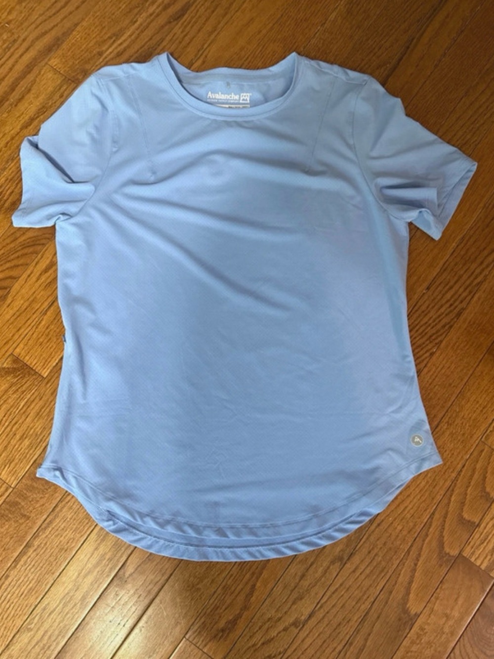 Avalanche Light Blue Short Sleeve Active Tee